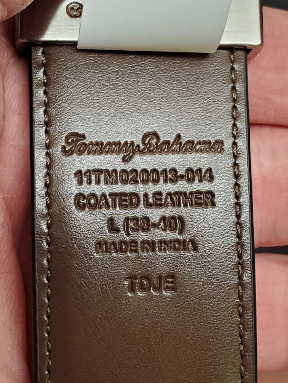Tommy Bahama Marlin Logo Men's Reversible Dress Belt 38/40